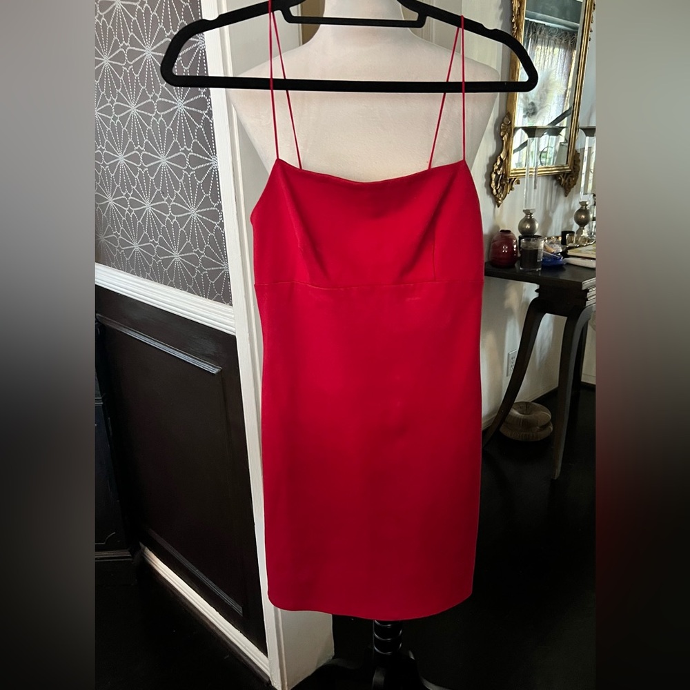 Urban Outfitters Red Mini Dress. Spaghetti straps, stretchy. Size S.